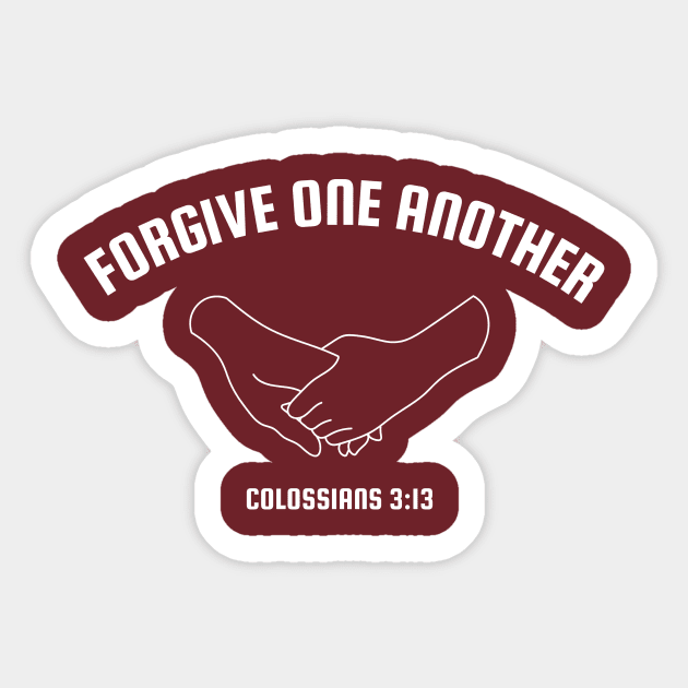 Forgive each other Sticker by Patricke116
